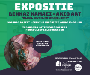 Expositie Behnaz 18 sept - 3 nov